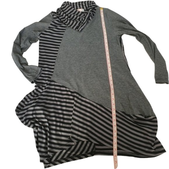 Clarity Striped Dress Sz M - Picture 10 of 16